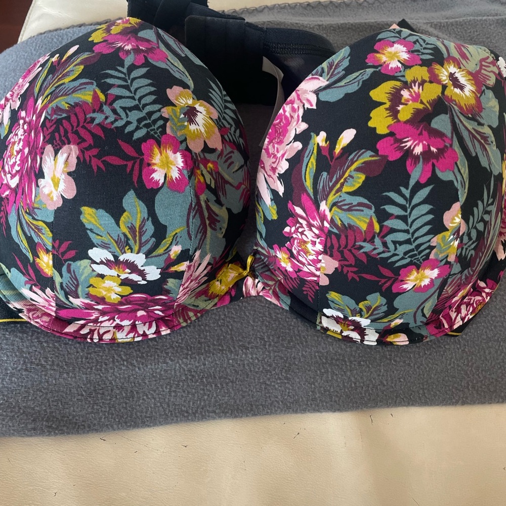 Cacique Lane Bryant Boost Plunge Bra - NWT! (44D)